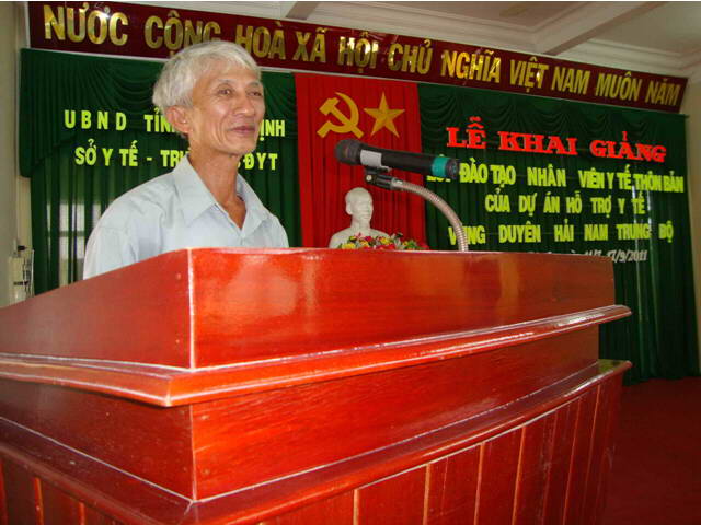 Học viên phát biểu hứa hẹn trước khi học